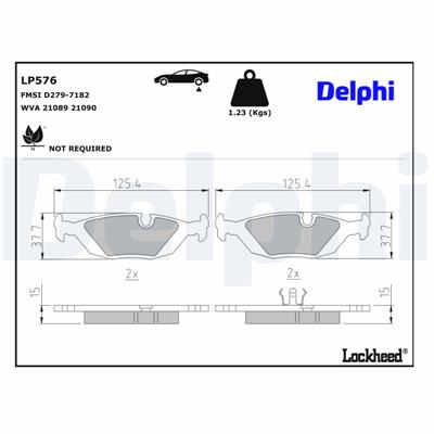 DELPHI LP576 EAN: 5012759303917.
