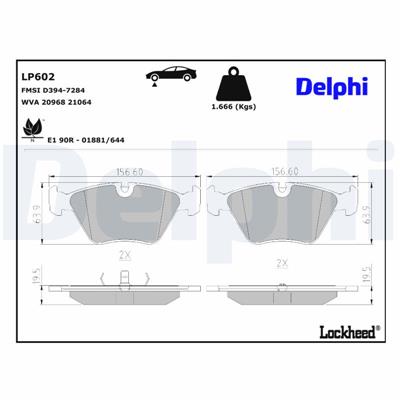 DELPHI LP602 EAN: 5012759304266.