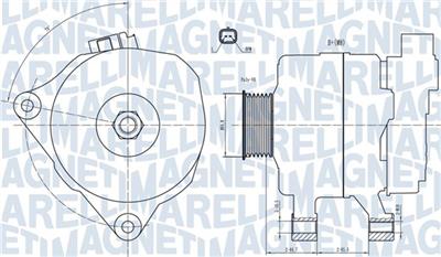 MAGNETI MARELLI 063731499010 Číslo výrobce: MQA1499. EAN: 8050947028287.