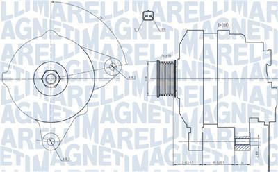 MAGNETI MARELLI 063731665010 Číslo výrobce: MQA1665. EAN: 8050947055030.