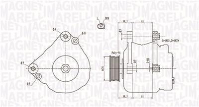 MAGNETI MARELLI 063731818010 Číslo výrobce: MQA1818. EAN: 8001063776262.