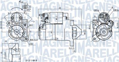 MAGNETI MARELLI 063721273010 Číslo výrobce: MQS1273. EAN: 8050947027426.