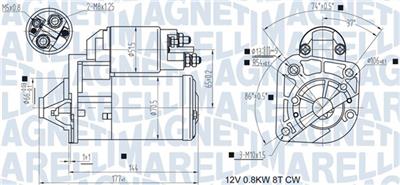 MAGNETI MARELLI 063721442010 Číslo výrobce: MQS1442. EAN: 8050947002638.