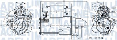 MAGNETI MARELLI 063721543010 Číslo výrobce: MQS1543. EAN: 8050947028133.