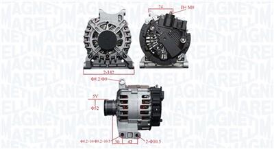 MAGNETI MARELLI 063739065010 Číslo výrobce: MQA9065. EAN: 8050947051193.