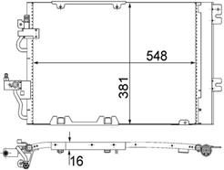 MAHLE ORIGINAL AC 378 000S
