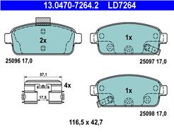 ATE 13.0470-7264.2 ATE Ceramic