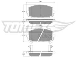TOMEX Brakes TX 15-74
