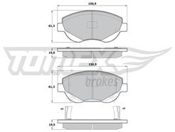 TOMEX Brakes TX 17-20