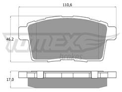 TOMEX Brakes TX 17-43