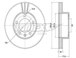 TOMEX Brakes TX 70-91