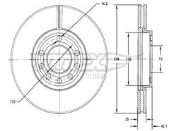 TOMEX Brakes TX 71-30