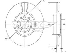 TOMEX Brakes TX 72-04