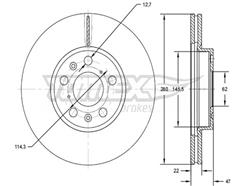 TOMEX Brakes TX 72-73
