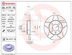 BREMBO 08.4177.75