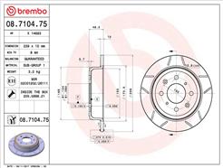 BREMBO 08.7104.75