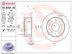 BREMBO 08.8094.60