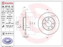 BREMBO 08.9719.11