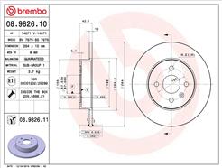 BREMBO 08.9826.11