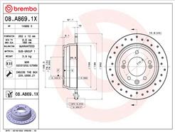 BREMBO 08.A869.1X