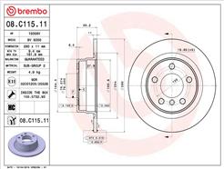 BREMBO 08.C115.11