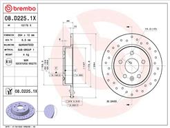 BREMBO 08.D225.1X
