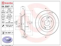 BREMBO 08.D567.11