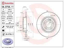 BREMBO 08.D758.11