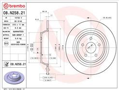 BREMBO 08.N258.21