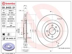 BREMBO 09.8403.51