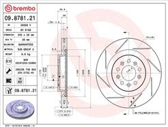 BREMBO 09.8781.21