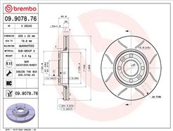 BREMBO 09.9078.76