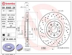 BREMBO 09.9365.2X