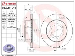 BREMBO 09.A451.10
