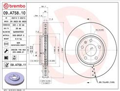 BREMBO 09.A758.11