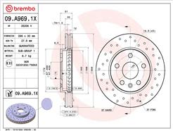 BREMBO 09.A969.1X
