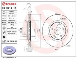 BREMBO 09.D414.11