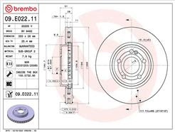 BREMBO 09.E022.11