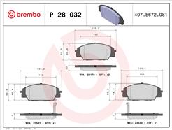 BREMBO P 28 032