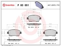 BREMBO P 83 051