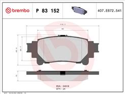 BREMBO P 83 152