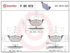 BREMBO P 85 072