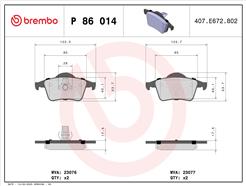 BREMBO P 86 014