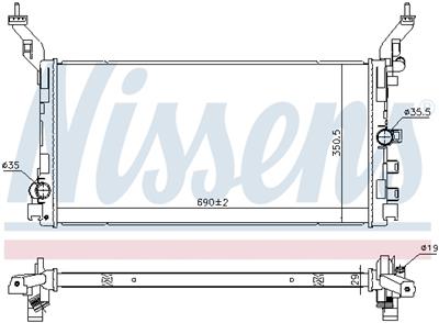 NISSENS 606058 EAN: 5707286418011.