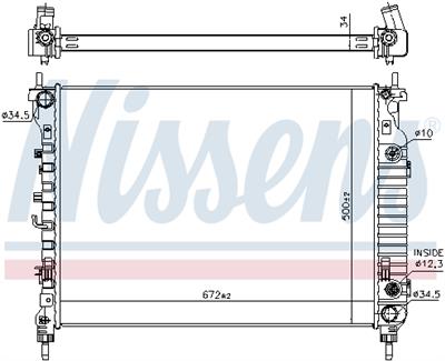 NISSENS 606256 EAN: 5707286427204.
