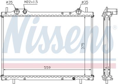 NISSENS 61792A Číslo výrobce: 376718211. EAN: 5707286198272.