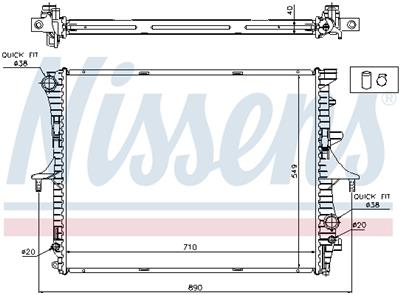 NISSENS 65275A EAN: 5707286222502.