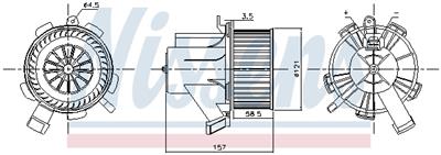 NISSENS 87208 Číslo výrobce: 351040641. EAN: 5707286404106.