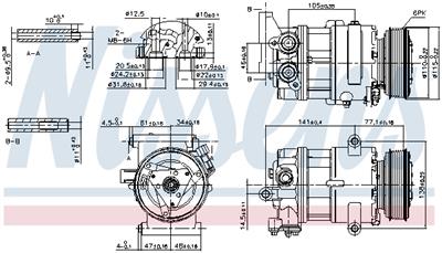 NISSENS 89590 Číslo výrobce: 351334401. EAN: 5707286383487.