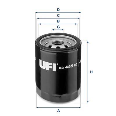 UFI 23.445.00 EAN: 8003453043817.